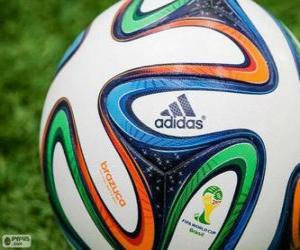 yapboz Adidas Brazuca, resmi top 2014 FIFA Dünya Kupası Brezilya